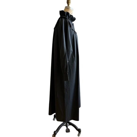 Vintage I.Magnin Black Dramatic Jacket Small 6/8 EUC Duster‎ Japan - Picture 7 of 7